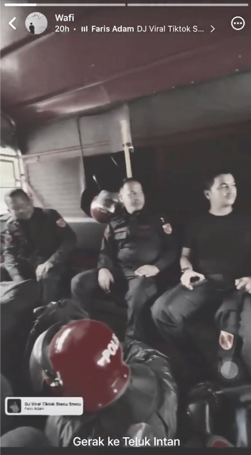 Tular video terakhir anggota FRU